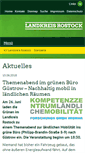 Mobile Screenshot of gruene-landkreis-rostock.de